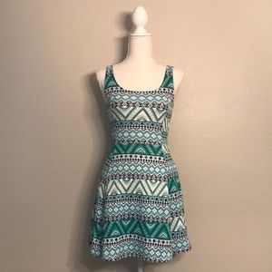 H&M CONSCIOUS: Turquoise Mini Dress (N•W•T)